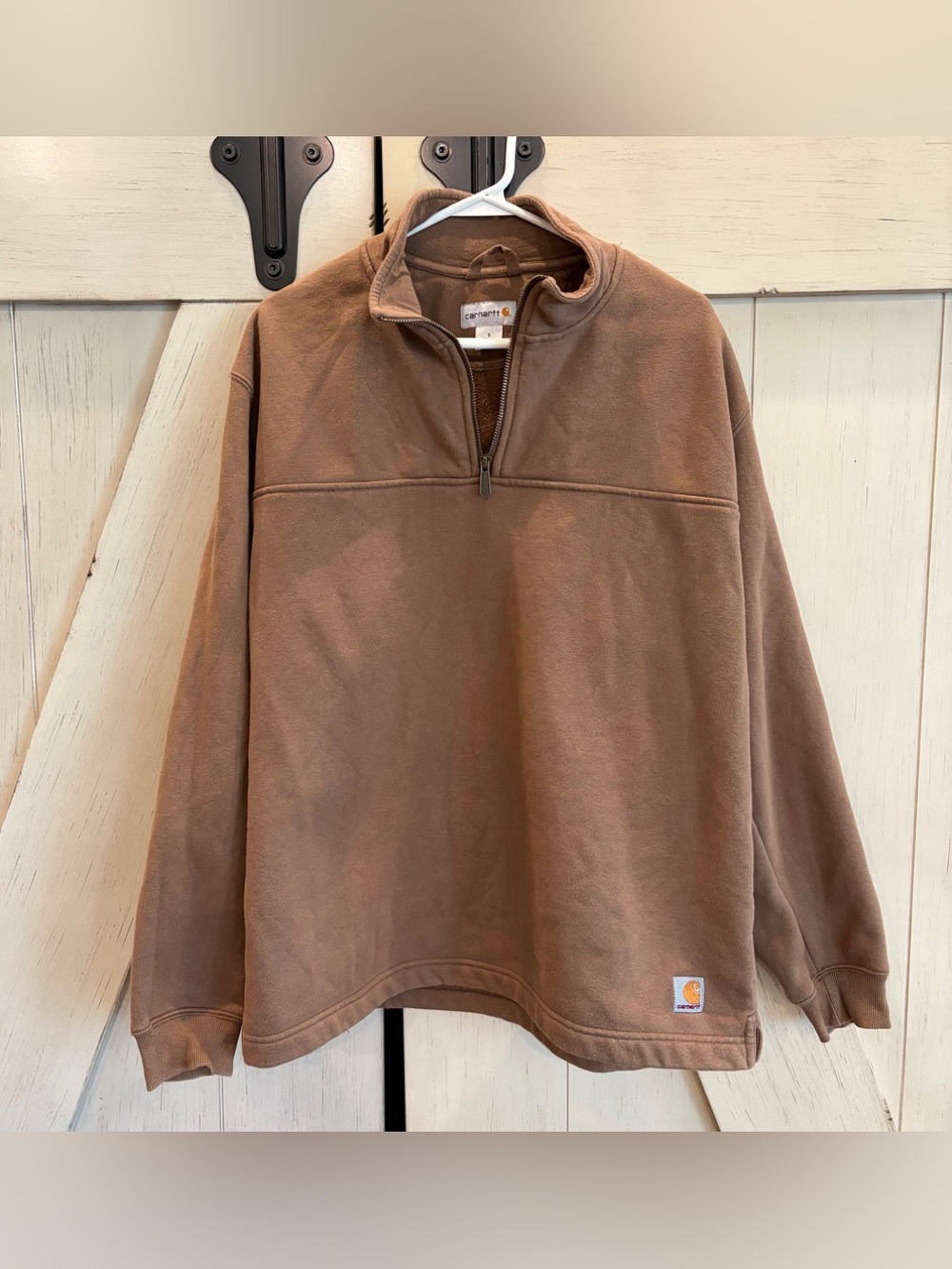 Carhartt Quarter Zip Sweatshirt Size Large